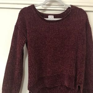 Burgundy sweater